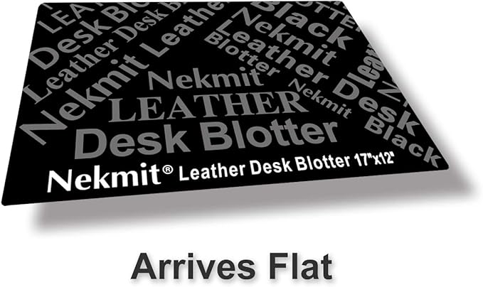 Nekmit Leather Desk Blotter Pad 17 x 12 Inches, Waterproof - Image 8
