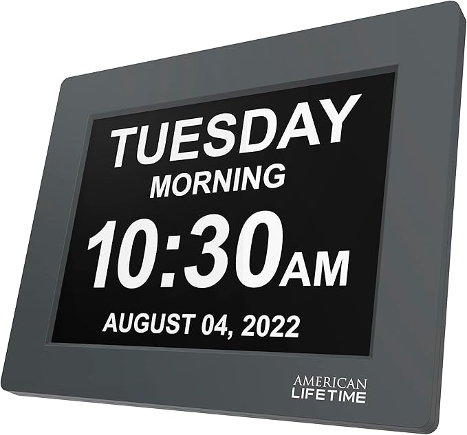 American Lifetime 【New 2024】 Dementia Clock Large Digital Clock - Image 8