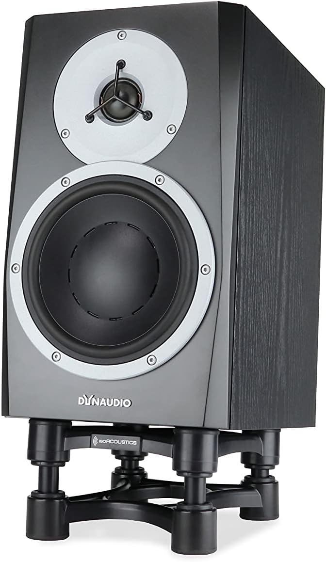 IsoAcoustics Iso-Stand Series Speaker Isolation Stands with Height & Tilt...