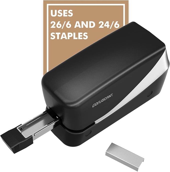 Coruscant Electric Stapler, Heavy Duty Desktop Stapler, Includes 2000 Staples - Image 5