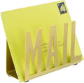 MyGift Mail Holder Organizer Countertop Modern Golden Metal by MyGiftHome
