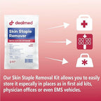 Dealmed Sterile Staple Removal Kit, Includes Staple Remover and Gauze Sponge - Image 4