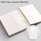 EMSHOI Dotted Journal Bullet Notebook, B5 Large Softcover Leather Journal - Image 5