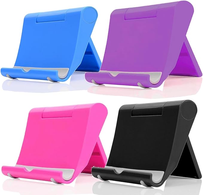 JUSDIQIR Cell Phone Stand for Desk Foldable Cell Phone Holder Desk Tablet by JUSDIQIR