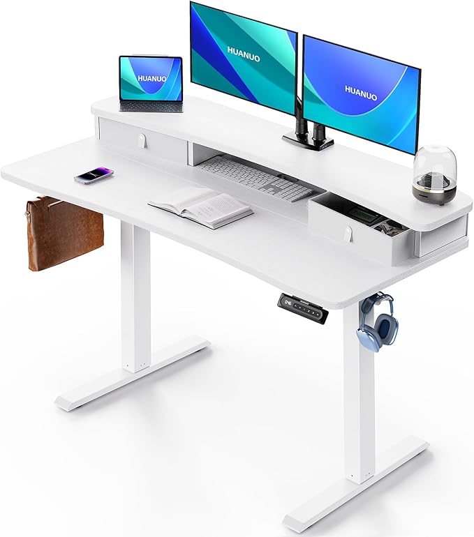 HUANUO 48″ x 24″ Electric Standing Desk by HUANUO