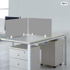 4 Pcs Desk Divider Privacy Panel, 23.6”L X15.8”W Frosted Acrylic Desk Privacy - Image 5