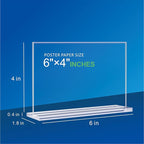PUWTN Acrylic Sign Holder 6x4 - Image 3