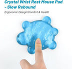 Lucocia Silicone Gel Mouse Wrist Rest, Cute Turtle Shape Ergonomic Elbow Mouse - Image 2