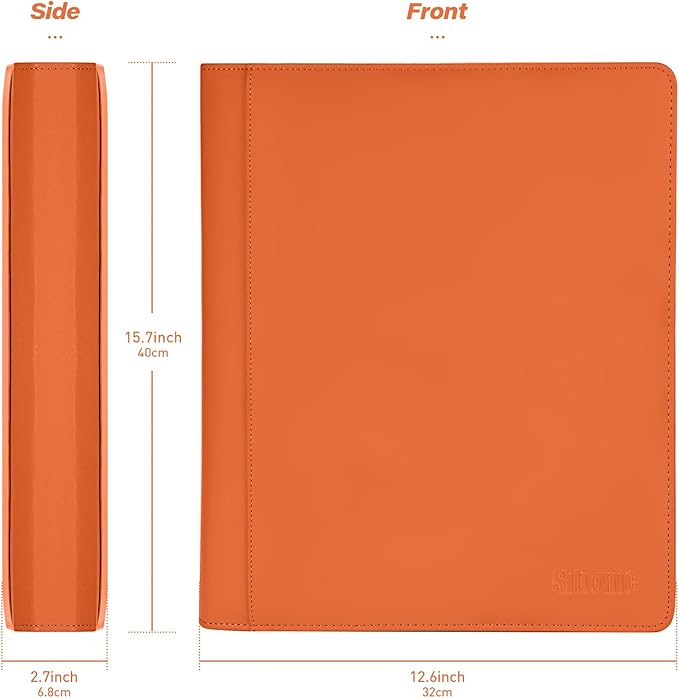 Sibonic 9 Pocket TopLoader Binder, Holds 360 3”x4” Toploader Hard Cases - Image 2