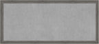 Amanti Art Grey Framed Magnetic Board 23x51 Oversize Vision Board by AmantiArt