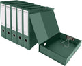 HUA JIE A4 Storage File Boxes Plastic Archives Cases