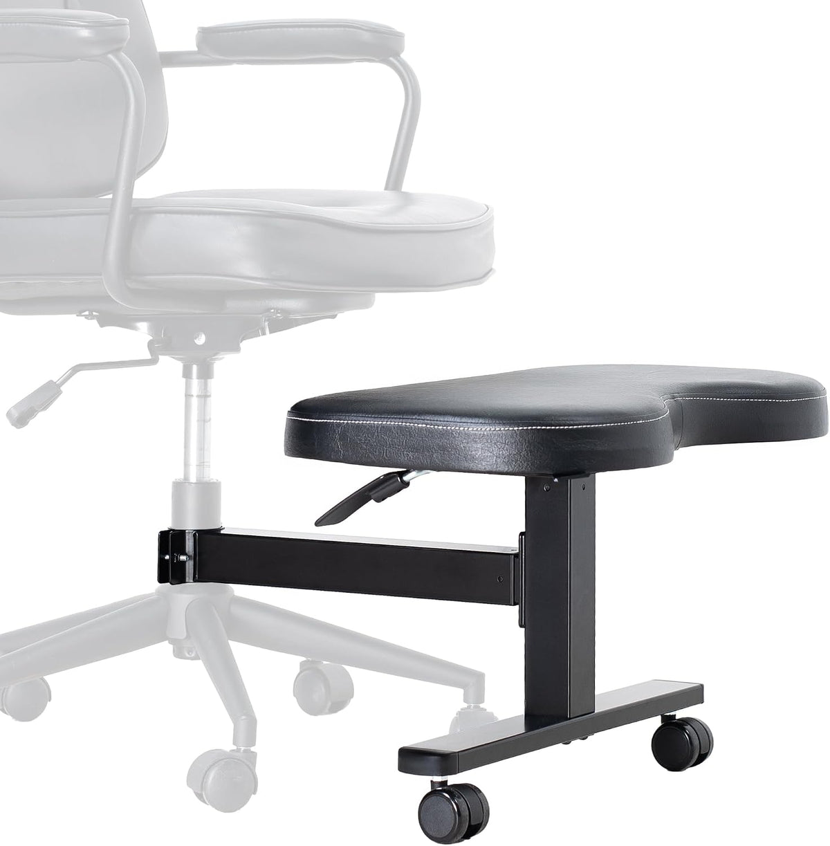 VIVO Black Retrofit Footrest for Office Chair, Chair-REST1