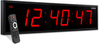 Ivation Huge Oversized 48" Large Digital LED Clock | Big Digital Clock