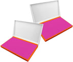 2 Pack Plastic Case Stamp Pad Large Size by ZIGEL