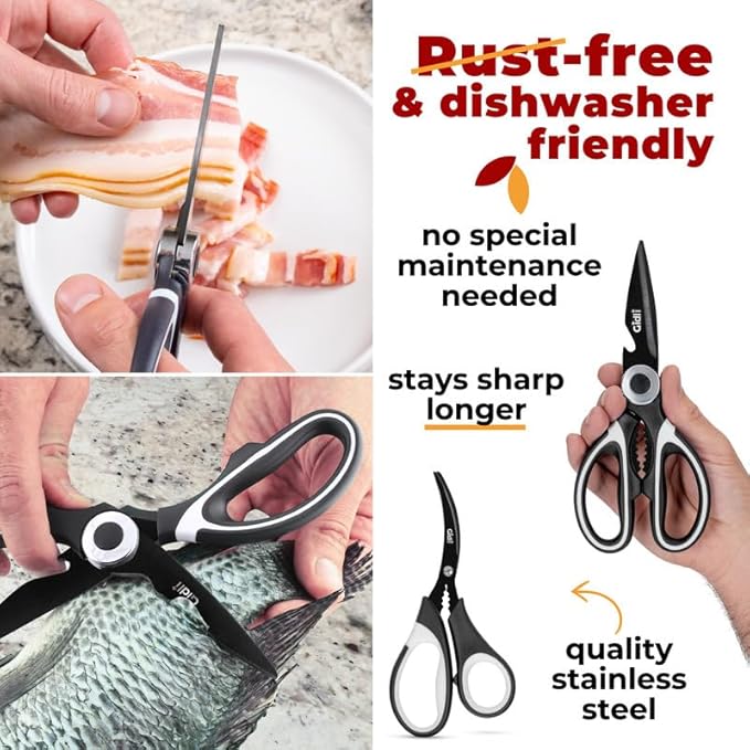 Titanium Coated Kitchen Shears by Gidli - Image 2