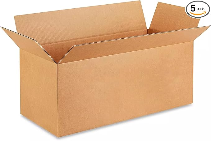 IDL Packaging - B-331414-5 Large Corrugated Moving Boxes 33"L x 14”W x 14"H - by IDLPackaging