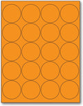 NextDayLabels - 8-1/2 x 11 Neon Color High Light Fluorescent Labels by NextDayLabels