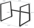 Rocelco 40" Large Height Adjustable Standing Desk - Image 5