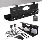 Under Desk Cable Management Tray no Drill – Wire Management by UltimateSetup