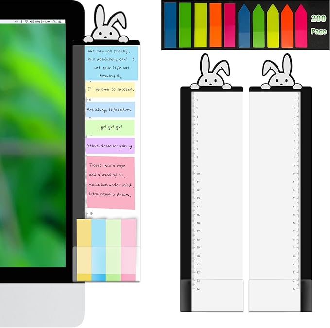 2pcs Office Desk Accessories Monitor Memo Board Computer Message Board Office by JSLP