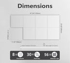 G Gamit Large Felt Wall Tiles Bulletin Board, Large Cork Board Alternative - Image 2