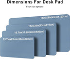 Aothia Leather Desk Pad Protector, Mouse Pad, Office Desk Mat, Non-Slip PU - Image 7