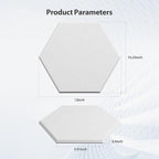 Amantech 12 Pack Acoustic Panels Self Adhesive Sound Proof Foam, High Density - Image 6