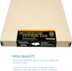 Lineco Museum Archival Storage Box, 11.75x15.25x1.5 in. Drop Front Design. - Image 5