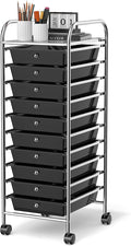 GLACER 10 Drawers Rolling Cart, Storage Cart by GLACERGrowupinhappiness