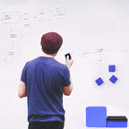 BingBing Dry Erase Erasers, 48 Pack Magnetic Whiteboard Eraser Chalkboard - Image 3
