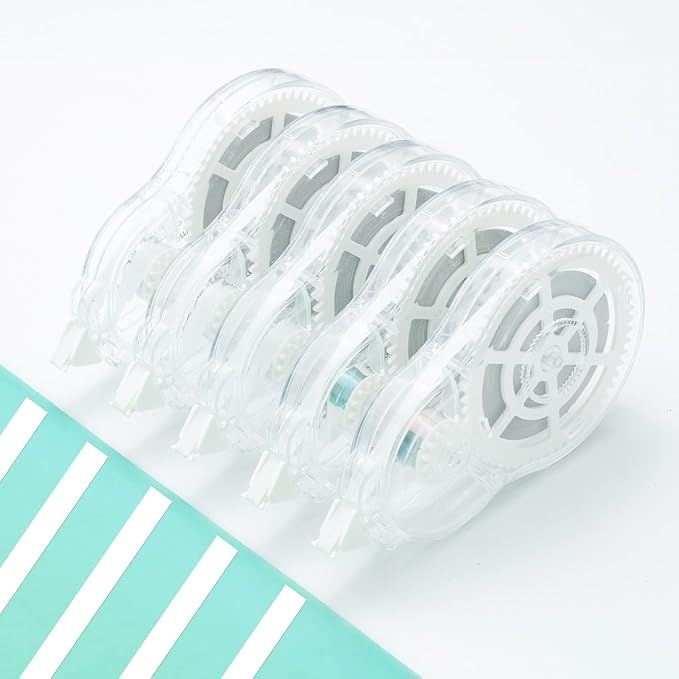 M&G 5 pack Correction Tape，131.2 Feet correction tape, Total 656FT/200M by MG