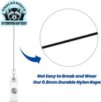 Undiagnosed But Something Ain't Right Funny Raccoon Nurse Badge Reel, Cute - Image 5