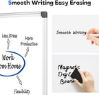 VUSIGN Magnetic Whiteboard 48" x 36", Large Dry Erase Board - Image 6