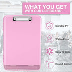 Sooez Clipboard with Storage, High Capacity Nursing Clipboards with Pen Holder - Image 4