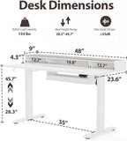 Agilestic Glass Standing Desk - Image 3
