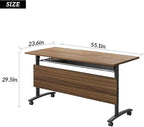 Foldable Conference Table, Modern Mobile Meeting Table - Image 3