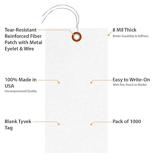 SmartSign Blank Tyvek Shipping Tags - Image 4