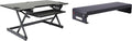 Rocelco 46" Large Height Adjustable Standing Desk Converter