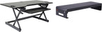 Rocelco 46" Large Height Adjustable Standing Desk Converter