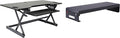 Rocelco 46" Large Height Adjustable Standing Desk Converter by Rocelco