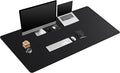 Mydours Giant Desk Mat, 63 x 28 inch Extended PU Leather Desk Pad, Gaming Desk by Mydours