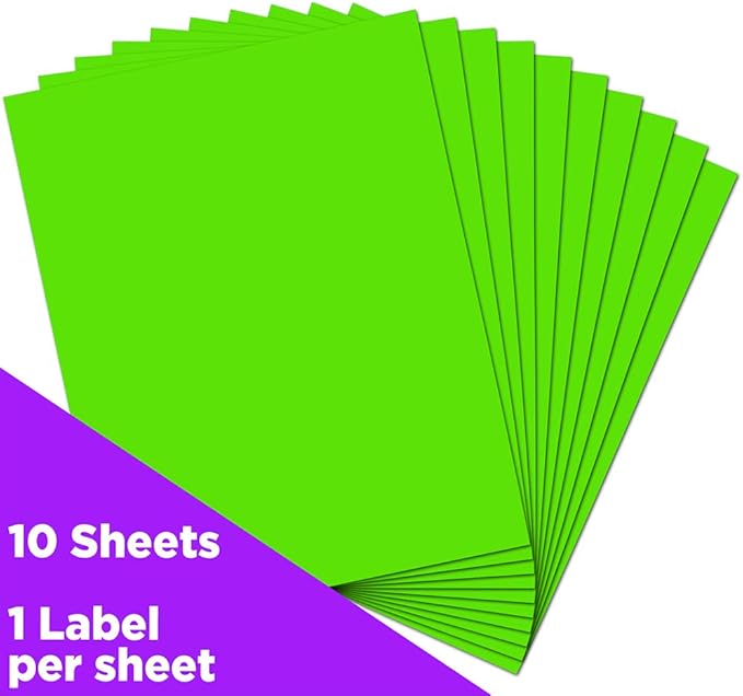JAM PAPER Full Sheet Shipping Labels - Image 2