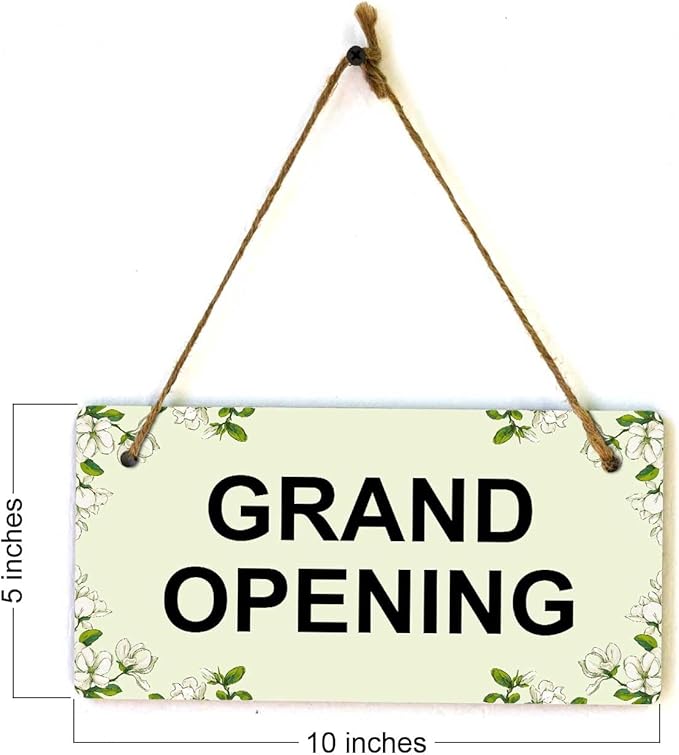 Signs ByLITA Magnolia White Personalized Hanging Wall or Door Sign | Custom - Image 7