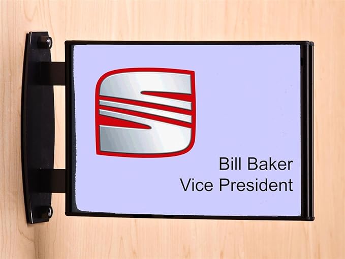 Set of 2 - Wall Sign for 8.5 x 5.5 Graphics, Mounts Vertically or Horizontally - Image 2