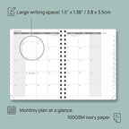 POPRUN Planner 2025-2026 Academic Weekly Calendar - Image 4