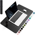 YSAGi Non-Slip Leather Desk Pad, Waterproof Laptop Computer Desk Keyboard Mat by YSAGi