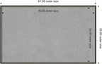 Amanti Art Black Framed Magnetic Board 25x41 Large Vision Board - Image 3