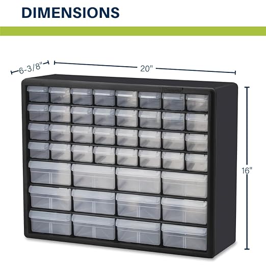 Akro-Mils 44-Drawer Plastic Drawer Storage Cabinet - Image 2