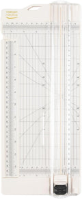 Vaessen Creative Trimmer + Scoring Board 4.5" for Scrapbooking, Cardmaking and Other Paper Crafts, White, 11,4 x 30,5 cm