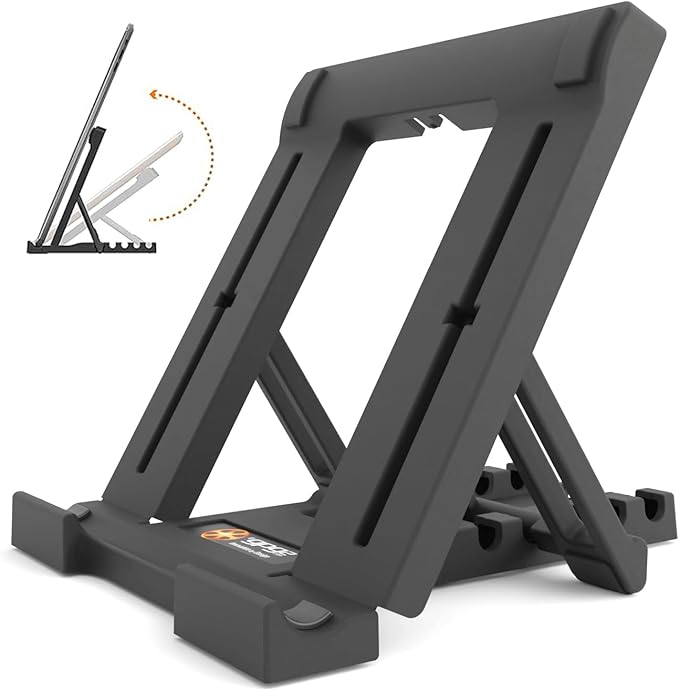Portable Tablet Stand for Desk, Non-Slip Base, Foldable & Travel-Friendly for by GreatProductsGroup2